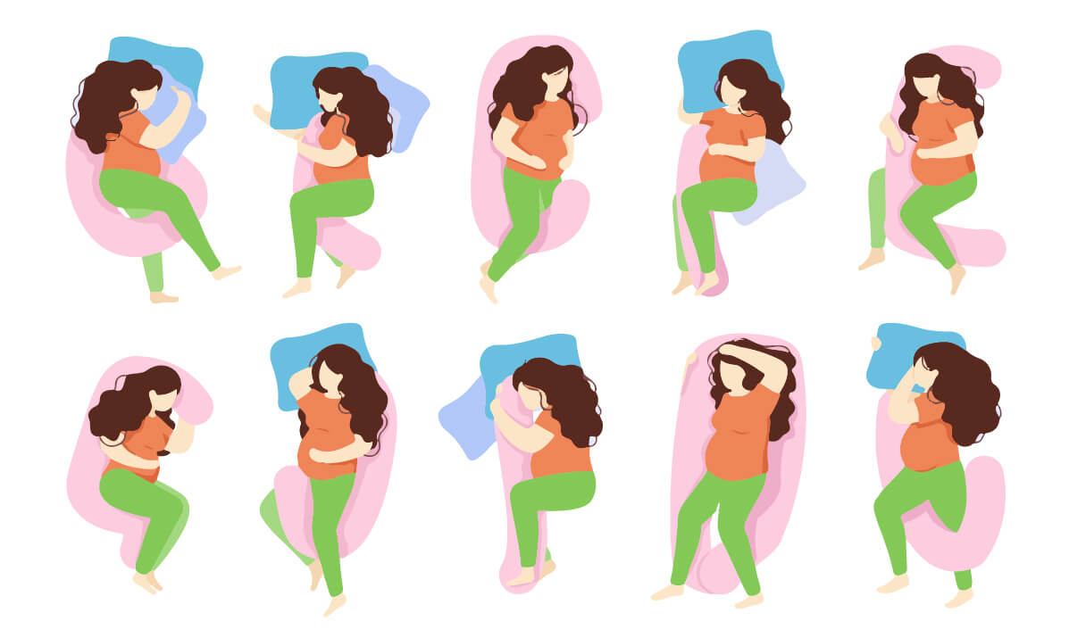Best Sleeping Positions with a Pregnancy Pillow - Fitlife mantra