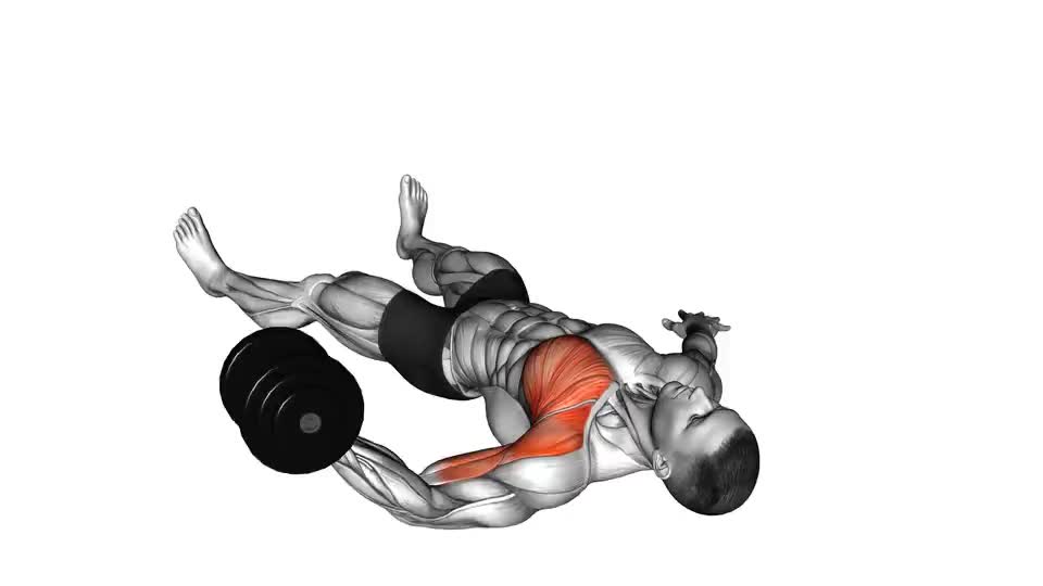 Dumbbell Single Arm Floor Fly - fit life mantra