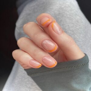 Orange Micro French Tip - fitlife mantra